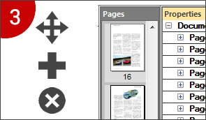 Add, delete, merge, & straighten pages from PDF files